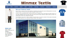 Desktop Screenshot of minmax-textile.com